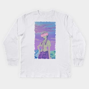 Mari Makinami Kids Long Sleeve T-Shirt